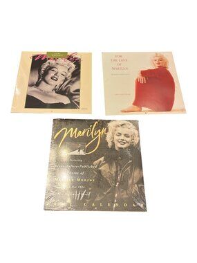 3 MARILYN MONROE CALENDARS 1999 Open 1999 Sealed 2002 Sealed Collectible
